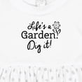 thumbnail image 4 of Inktastic Life's a Garden, Dig It Girls Baby Dress, 4 of 5