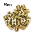 thumbnail image 1 of Luckyn 10 Pcs Thread Adapter Internal and External Thread Nut Screw Set Thread Reducer, 1 of 5