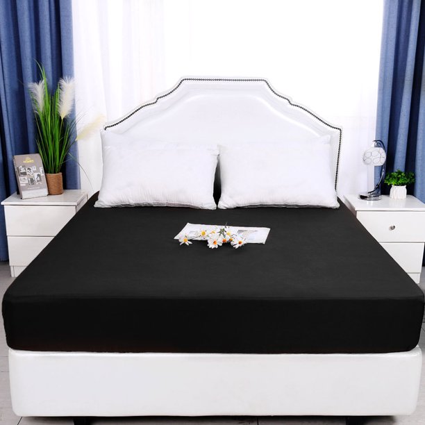 Deep Pocket Fitted Sheets Full Only Microfiber Sheet Set Black