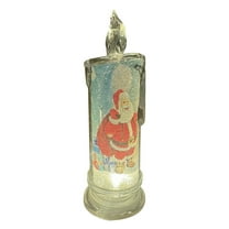 VOTRUDI Christmas Ornaments 2024,Battery-Operated Santa Claus LED Candle: Flameless Christmas Themed Decoration & Gift,L