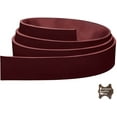 thumbnail image 4 of ELW 9-10 oz. 3.6-4mm Burgundy Straps, Belts, Strips 3.5"x72" 8.9x283cm - Belt Grade Latigo Leather for Cowhide Heavy DIY Craft - Pet Collars, Blanks, Accessory, Jewelry, Key Chains, 4 of 9