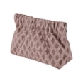 thumbnail image 1 of 1 Pc Bolsa de Maquillaje con Cierre a Presión para Mujeres, Bordado, para Actividades al Aire Libre, Gimnasio, Lona Rojo Púrpura - Grande, 1 of 3