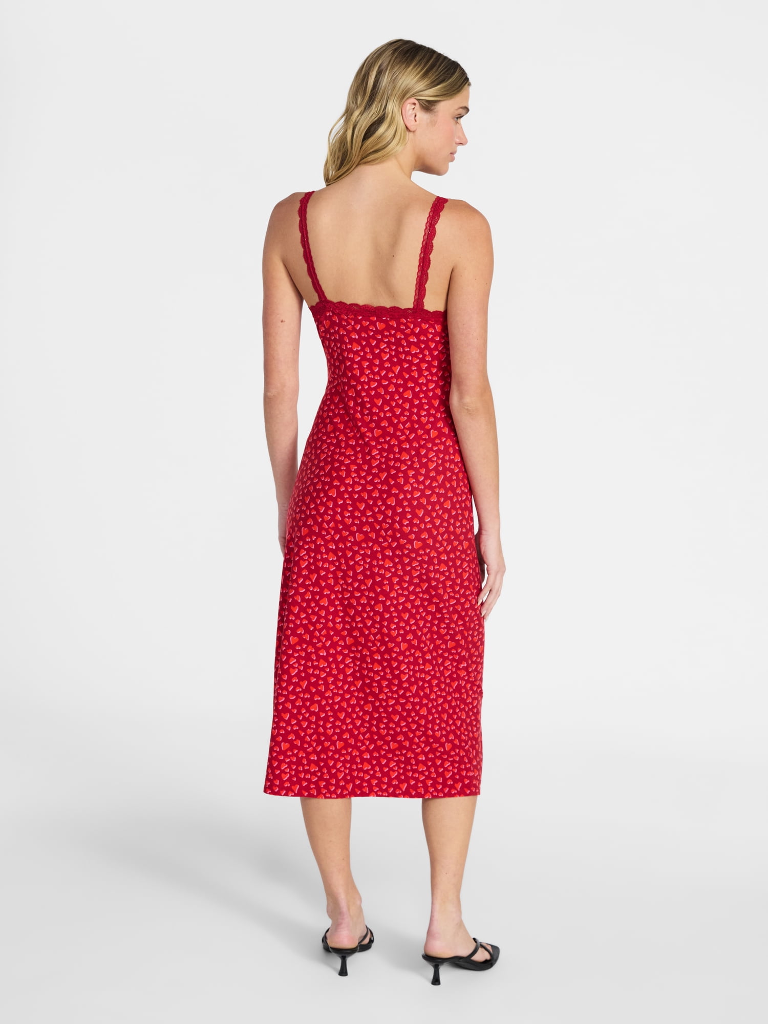 No Boundaries Lace Strap Midi Dress, Women's XXS-XXL