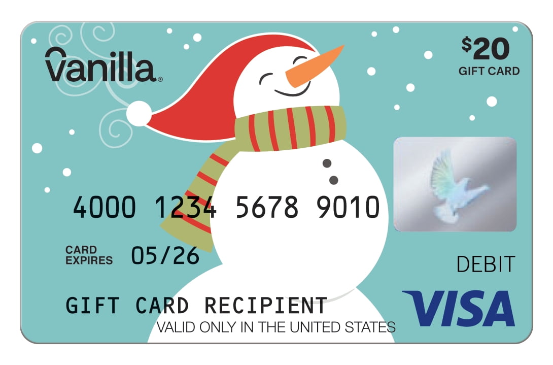 $60 (3 x $20) Vanilla Visa® Gift Card Holiday Multipack