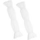 thumbnail image 1 of 1 par de guantes blancos sin dedos, sin dedos, con mangas largas de malla desmontables de poliéster, guantes transparentes de 59,5 cm de largo, mangas nupciales, guantes largos de encaje para mujer, 1 of 7