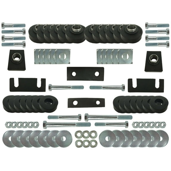 Auto Pro USA Body Mount OE Style Rubber Bushing and Hardware Kit Compatible with Chevrolet Bel Air 1955-1957 BM1024KIT