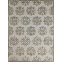 SAFAVIEH Glamour Sandra Geometric Area Rug, Sand/Beige, 8' x 11'