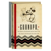 Hallmark Disney Father's Greeting Day Card for Grandpa (Mickey Mouse World of Love and Experience)