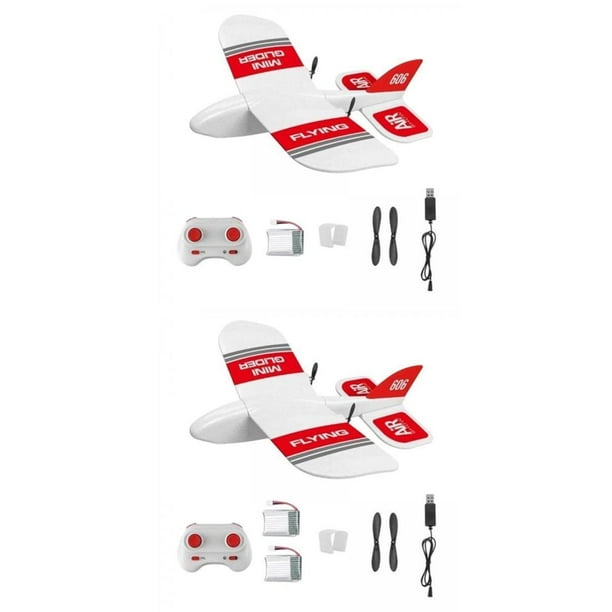 Juguetes de aviones RC,Planeador de espuma Avión RC Avión volador 2.4G,Avión de espuma Juguetes para niños Regalos Lanzamiento eléctrico,Avión de espuma,modelo de avión ensamblado