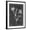 Black Frame, variant on Art.com Slate Floral IV Art Print by Ethan Harper, 12" x 16"