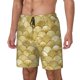 thumbnail image 1 of Balery Mermaid Fish Scale Bañador para hombre, shorts de playa de secado rápido con entrepierna y forro de compresión-Large, 1 of 6