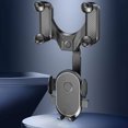 thumbnail image 2 of Soporte de coche de rotación ajustable de 360 ​​grados, soporte retráctil Universal, soporte de teléfono para espejo retrovisor de automóvil FLhrweasw Nuevo, 2 of 9