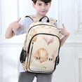 thumbnail image 6 of FORMRS School Backpack 17" Student Travel Bag with Laptop Compartment, Pink Seashell, 6 of 7