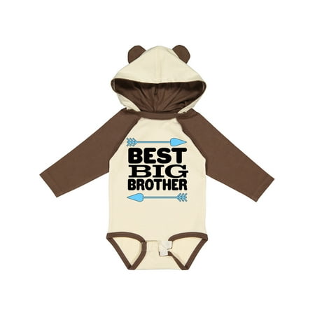 

Inktastic Best Big Brother Gift Baby Boy Long Sleeve Bodysuit