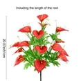 thumbnail image 3 of Artificial Flowers Fake Bouquet for Home Office Decor | 20 Inch Tall Plastic | Low Maintenance Faux Floral Arrangement, 3 of 6