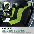 thumbnail image 5 of FH Group Universal Fit Car Seat Covers for SUV, VAN Sedan 3D Air Mesh -  3 Row Full Set Green, 5 of 8