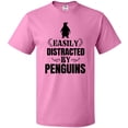 thumbnail image 3 of Inktastic Easily Distracted by Penguins T-Shirt, 3 of 5