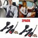 thumbnail image 2 of 2 Pack Universal 3 Point Adjustable Car Seat Belt Car Van Seat Belt + Bolts, 2 of 4