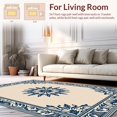 thumbnail image 2 of ODIKA 6' x 9' Machine Washable Non-Slip Area Rug, Middle Eastern Star High Traffic Rug, Beige, 365458, 2 of 7