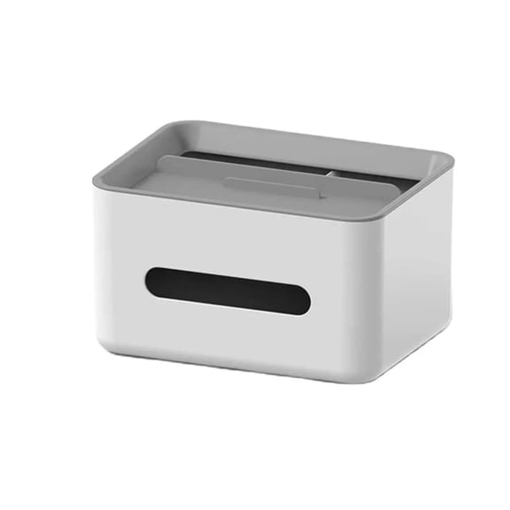 1pc- Gray Multifunctional Tissue Storage Box