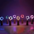 thumbnail image 1 of 1pc 1m LED Cadena de luz Botón de corcho Alambre de cobre Lámpara de hadas (multicolor), 1 of 9