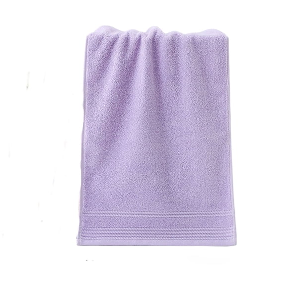 Kyusrd Hand Towels for Bathroom,Cotton Soft Absorbent Decorative Hand Towel for Face Spa Bath Gym Kitchen,Purple,33x74cm