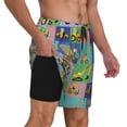 thumbnail image 3 of Goofa Construction Machinery Printed Men's Swim Trunks Board Shorts Quick Dry Mens Swimming Trunks with Compression Liner,Breathable Fit Hawaii Beach Shorts-, 3 of 9