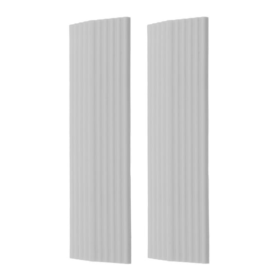 NICEXMAS 2Pcs Grey Plastic Threshold Ramp for Home Sweeping Robot and Wheelchair Entry