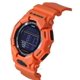thumbnail image 3 of Casio G-Shock Digital Bio-Based Orange Resin Strap Black Dial Quartz GD-010-4 200M Men's Watch, 3 of 4