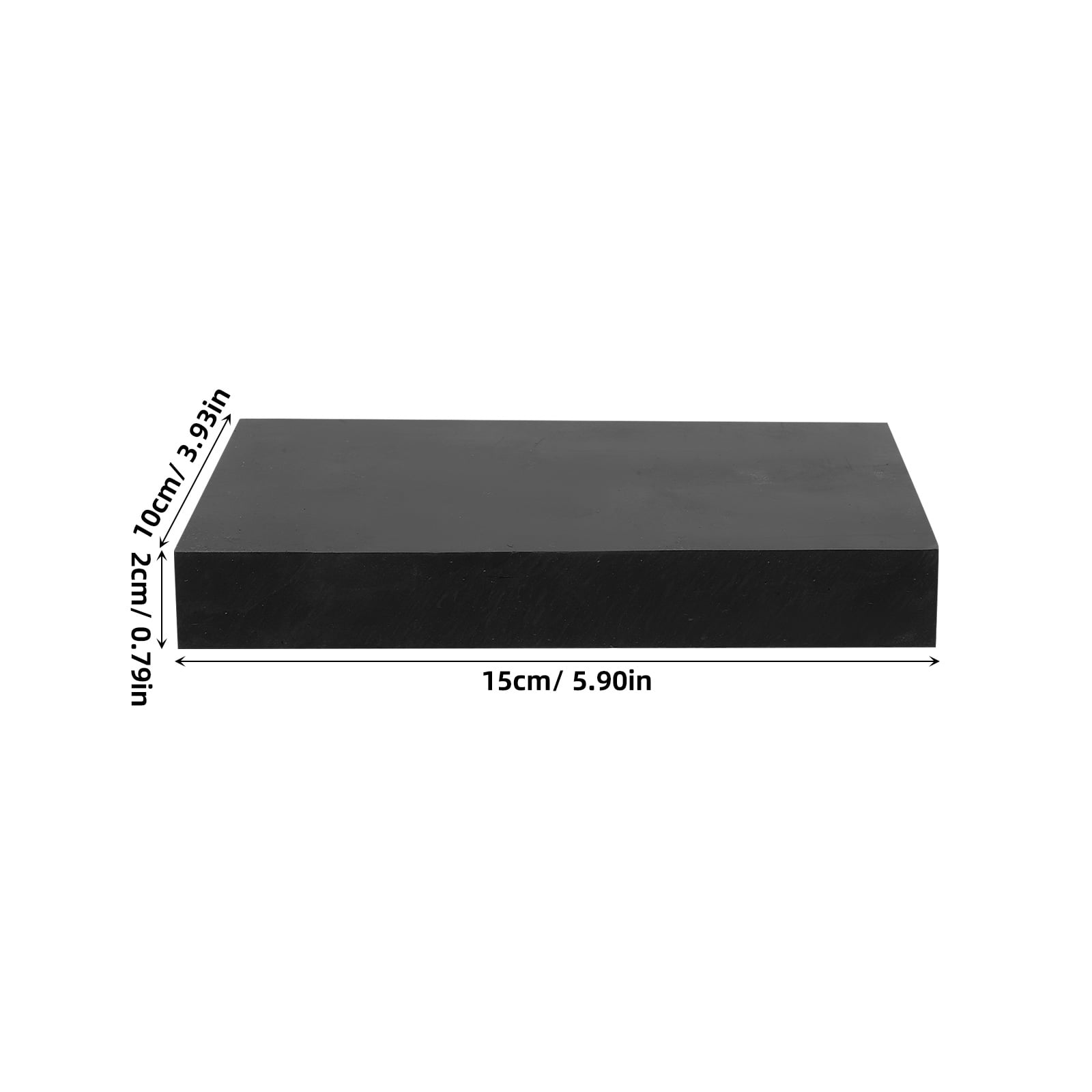 RENACLIPY Black Leathercraft Punching Mat - Rubber Stamping and Cutting Board for Quiet and Precise Workspace
