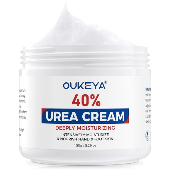 Crema de urea OUKEYA 40% para pies, manos, rodillas y codos 150 ml