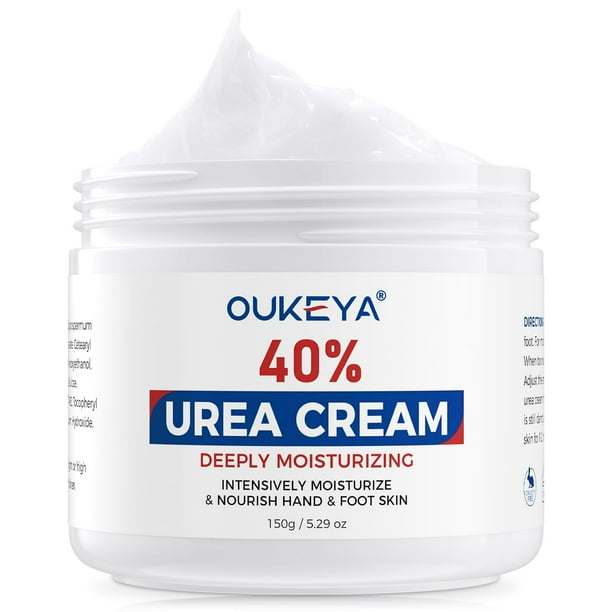 Crema de urea OUKEYA 40% para pies, manos, rodillas y codos 150 ml