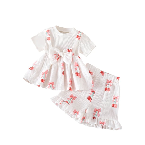 Niños 3 Piezas de Traje Conjunto de Manga Larga Superior Pantalones Cortos Y Bereta, Uso Diario Casual para las Niñas