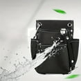 thumbnail image 6 of 5 specifications Single Side Tool Belt Pouch for Electrician Carpenters and Builders, Durable Canvas Construction, black, 6 of 7