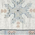 thumbnail image 3 of Everwash Treasure Saul Southwest Geometric Machine Washable Runner Area Rug, Grey/Navy Blue, 2'2"x7'2", 3 of 7