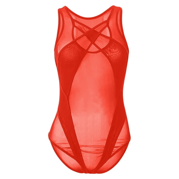 Bodysuit Strappy One Piece Bodywear with Cutout Look for Wardrobe Styling Bodysuits for Women