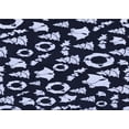 thumbnail image 1 of Ahgly Company Machine Washable Indoor Rectangle Transitional Night Blue Area Rugs, 8' x 12', 1 of 7