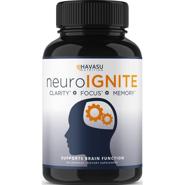 Suplemento Cerebral Extrafuerte Havasu Nutrition para Concentración Energía Memoria y Claridad 30 Capsulas Havasu Nutrition HN-567688