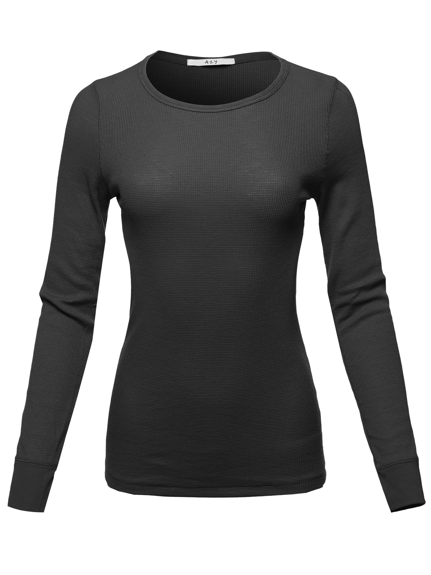 A2Y Womens Casual Lightweight Fitted Zip Up Thermal Hoodie with ...