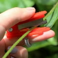 thumbnail image 4 of 5-Pack Harvesting Thumb Knife, Vegetable Fruit Picker Tool, Guillotine Pruner for Tomatoes Strawberries, Gardening Trimming Knife, Safe Blade Cover Included, 4 of 5