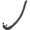 Black, variant on IST SN36 Flexible Foldable 100% Silicone Non-Purging Snorkel (Black)