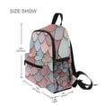 thumbnail image 3 of FORMRS School Backpack with Front Zippered Pocket 12" Student Travel Daypack, Art Pattern, 3 of 6