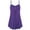 Purple, variant on aidice Plus Size Camisole for Women S-5XL Spaghetti Strap Sleeveless Dress Tops Homewear Pajama Tops