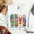 thumbnail image 3 of Coquette Mardi Gras Sweatshirt, Louisiana Crawfish King Cake Sweater, Carnival Party Sweatshirt, Women New Orleans Outfit, Nola Sweater 1868018603 5960, 3 of 5