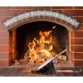 thumbnail image 2 of Fuelle de chimenea de madera con correa de cuero colgante, fuelle de aire marrón para barbacoa al aire libre y Camping 1 Uds, 2 of 5