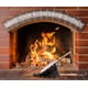 thumbnail image 3 of Fuelle de chimenea de madera con correa de cuero colgante, fuelle de aire marrón para barbacoa y camping al aire libre, 3 of 5