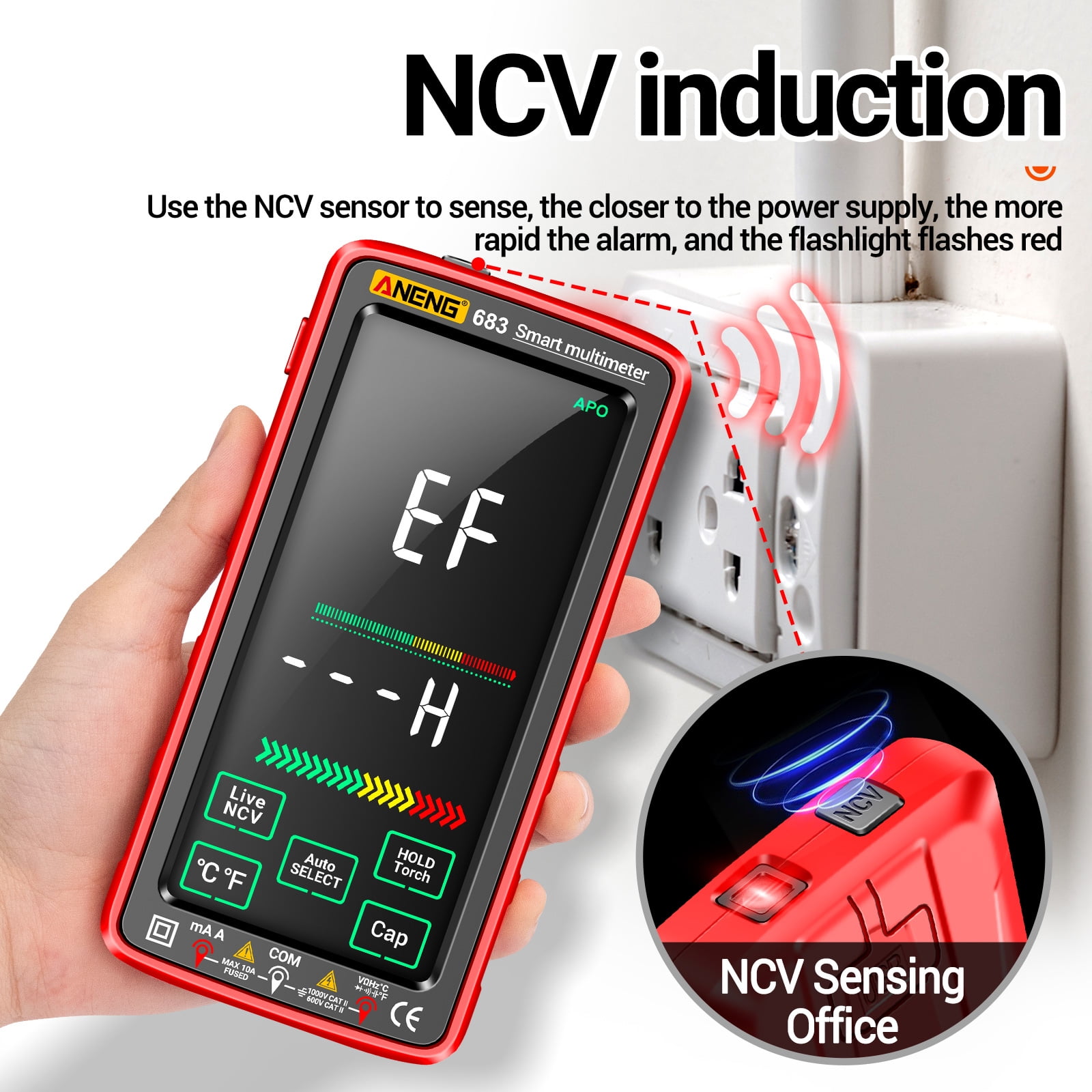 Multimeters,Tester With Resistance 683 6000 Screen -burn Universal -burn Universal Meter Va Display Ncv Siuke 6000 Screen Meter Va Display Universal Meter Va Laoshe