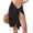 Black, variant on Women's Sarongs Short Sheer Bikini Skirt Wrap Beach Pareo Chiffon Swimsuit Cover Up