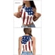 thumbnail image 3 of Camiseta Sin Mangas Para Mujer Día de la Independencia Mujer Chaleco corto Estampado sin mangas Lady Crop Tops (Azul oscuro S) Cgtredaw para Mujer Azul oscuro T S, 3 of 7