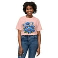 thumbnail image 5 of Floral T-Shirt, Vintage Flowers Tee, Floral Tees, Floral Art Design Shirt, Tee Shirt with Floral Art 17, 5 of 36